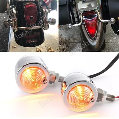 2X Motorcycle Turn Signals Lights For Kawasaki VN Vulcan MeanStreak Nomad 1600 • $17.90