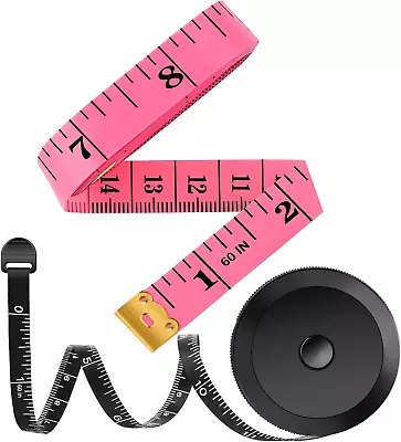 2 Pack Tape Measure Measuring Tape For Body Fabric Sewing Tailor Cloth Knitting  • $5.99