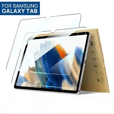 £4.99 • Buy Tempered Glass Screen Protector For Samsung Galaxy Tab A8 10.5 / A7 / 10.1 Lite