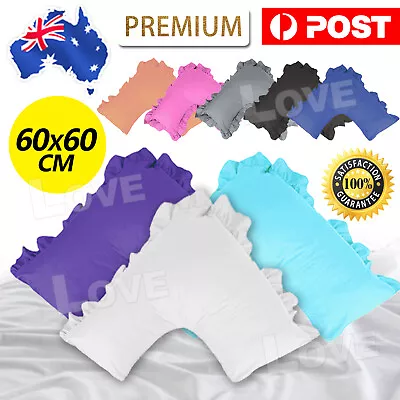 V Shape / Tri / Boomerang Ruffled Pillowcase 280TC ( Multicolor Choose From ) • $9.85