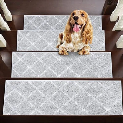 $46.91 • Buy Stair Treads Wooden Steps Non-Slip Stair Rugs Machine Washable Stair Carpet