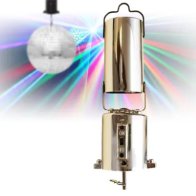 £20.99 • Buy Battery Powered Mirror Ball Motor Universal - Wedding Party Disco Lights, Silver