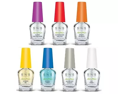 SNS Nutri-Plus-Gelous/Shine Top/BrushGlue/Vit Oil/Brush Saver/Dry Sealer/EA Bond • $54.07