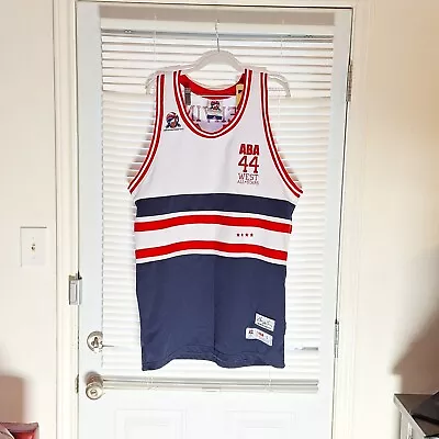 ABA West All Stars Gervin 44 Size L Jersey (FLAWED) • $178