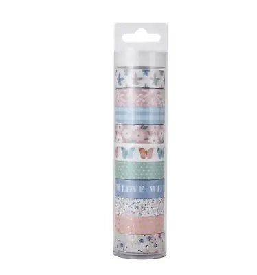 $7.50 • Buy  Washi Tapes Scrapbook Paper Decoration Party Tape Roll Adhesive Craft 10 Pack 