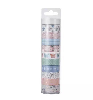  Washi Tapes Scrapbook Paper Decoration Party Tape Roll Adhesive Craft 10 Pack  • $9