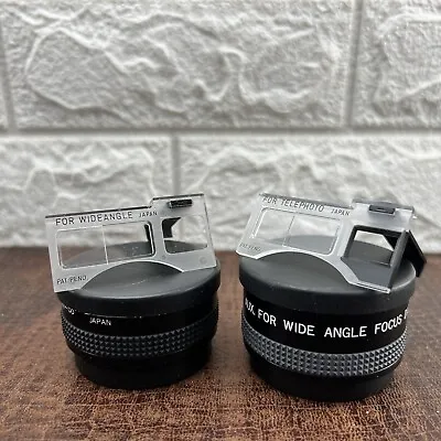 YIC Y.I.C AF35M Auxiliary Lens Set For Canon Sure Shot -Telephoto & Wide Angle • $30.33