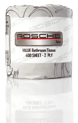 $39.99 • Buy Rosche Value Bulk Toilet Paper Tissue 400 Sheet 2 Ply - 48 Rolls
