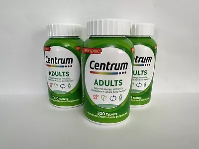 Centrum 600 Tablets Men/Women Adults Under 50 Multi Vitamin Mineral Exp. 6/24 • $20