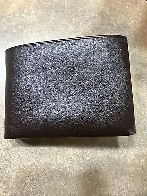 Vintage Bosca Calfskin Brown Bifold Leather Wallet • $18