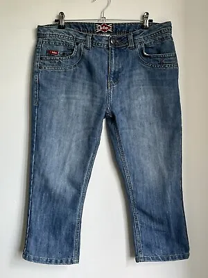 £8.99 • Buy Lee Cooper Womens Cropped Jeans - Blue Denim - Size 14 - Pockets