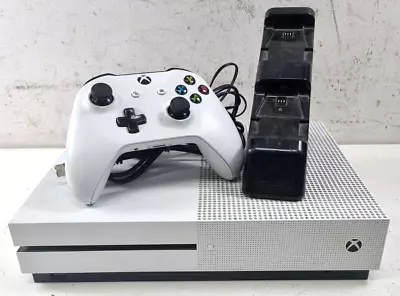 Microsoft Xbox One S 500GB 1681 Gaming Console White - Bids From $1.00 • $199