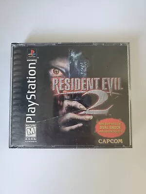 Resident Evil 2 Dual Shock Edition (1998 Sony Playstation PS1) CIB COMPLETE • $45