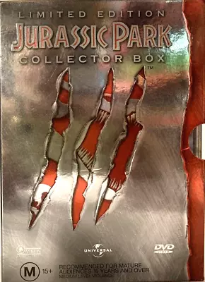 Jurassic Park Limited Edition Collectors Box No: 2512 Region 4 VGC • $29.95