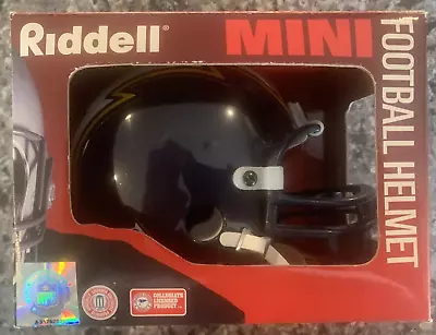 San Diego Chargers Mini Helmet Riddell 4” Vintage 1996 Chin Strap EUC With Box • $24.77