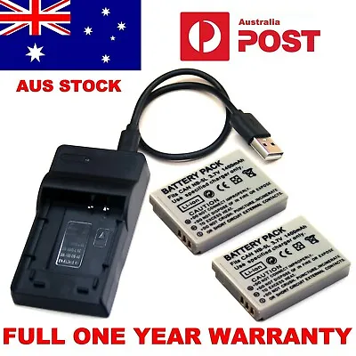 Battery / USB Charger For Canon PowerShot S100 S100V S110 AUS STOCK Brand New • $20.88