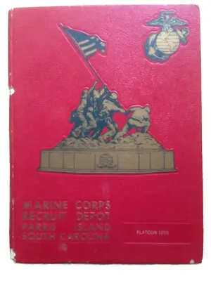 1976 U. S. Marine Corps Basic Training Yearbook Platoon 1026 Parris Island Sc • $99.99
