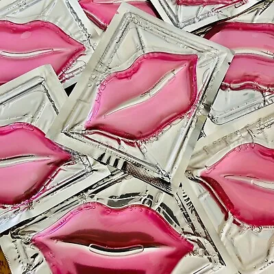 30 PACK PINK Collagen Crystal Lip Mask Lip Plumper Gel Moisturizer Lips Masks • $12.45