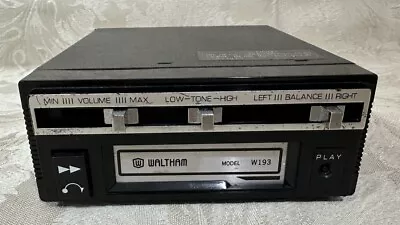 Vintage Waltham W193 - Car 8 Track Player - Unit Only - UNTESTED • £19.99
