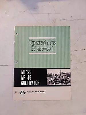 Vintage Massey Ferguson 129 & 149 Cultivator Operators Manual  • $12.55