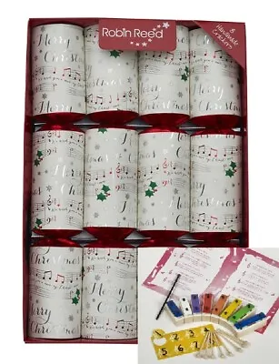 Robin Reed Christmas Crackers - Chime Bars - 13 Inch - 8 Pack • £22.61