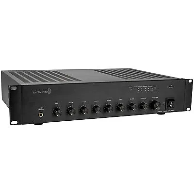 Dayton Audio DA60R 2U 60W Rack Mount Mixer-Amplifier 70V/100V Or 4 Ohm 3 Mic 2 A • $278.98