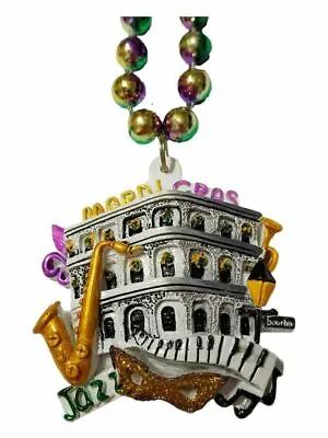 Mardi Gras Balcony Beads Party Favor Jazz Mask Keyboard • $5.99