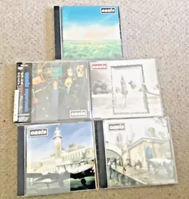 OASIS JAPANESE CD SINGLE RARE X5 Inc Dont Go Away Some Might Say Whatever Bundle • £75