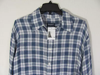 Gant Michael Bastian Long Sleeve Button Down Shirt-100% Linen -Men's XL-NWT $198 • $47.99