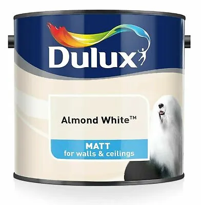 £21.99 • Buy Dulux Matt Paint Smooth Creamy Emulsion - 2.5L - All Colours - Free Postage