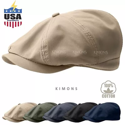 BZ - Cabbie Cotton Classic Newsboy Plain Gatsby Cap Ivy Hat Golf Driver Men Flat • $13.99