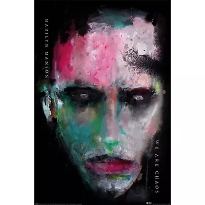 MARILYN MANSON WE ARE CHAOS MUSIC POSTER (61x91cm) PICTURE PRINT ART • $6.40