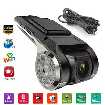 US Mini Car DVR Camera HD 1080P ADAS Video Recorder Dash Cam For Android Player • $18.99