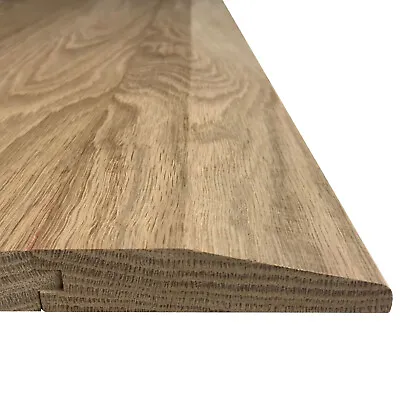 Solid Oak Floor Threshold | Ramp Reducer 20x70mm | 0.9m 2.4m 3.0m • £33.81