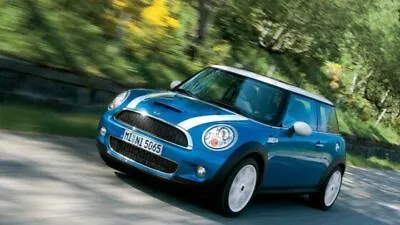 Blue Mini Cooper Sport CARS6138 Art Print Poster A4 A3 A2 A1 • £3.53