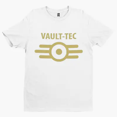 Vault-Tec T-Shirt - Cool Gamer Funny Retro Game Comic Arcade Fallout Nerd Boy • £8.39