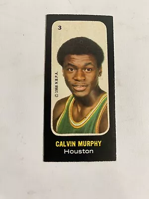 1971  Topps Basketball Stickers Calvin Murphy  Houston #3 Handcut Single Panel • $4.99