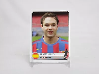 1955-2005 Panini Champions Of Europe Sticker Andres Iniesta FC Barcelona Rookie • $2.09