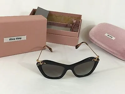 Original MIU MIU Noir Catwalk Cat Eye Designer Sunglasses 03PS • $267