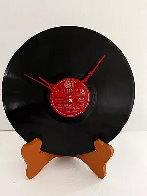 1943 Frank Sinatra Victrola Record CLOCK People Will Say We’re In Love • $17.15