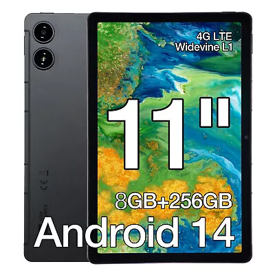 AGM P2 Android 14 11  Tablet 90Hz FHD 8GB+256GB Dual SIM PAD 7850mAh Widevine L1 • $309.99