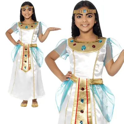 Child Deluxe Cleopatra Egyptian Toga Costume Book Week Day Fancy Dress New • $71.71