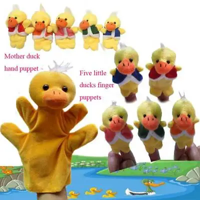 £6.79 • Buy Ducks Set Animal Hand Glove Puppet Plush Puppets Kid Childrens Toy Funny Gifts