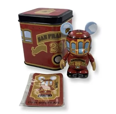 Disney Vinylmation San Francisco 28 Trolley Figure Tin Card Union Square 3  • $17.97