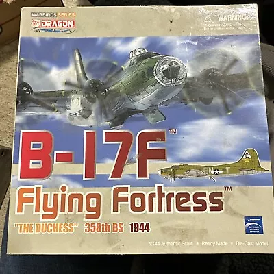 Dragon Wings B-17F Flying Fortress  The Duchess  Aircraft 358th BS DieCast 1:144 • $75