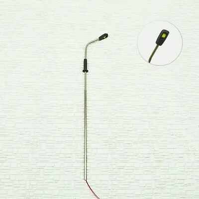 10PC O Scale Metal Lighted Street Lamps SMD LED W/Resistors  USA Ship And Sold • $13.99
