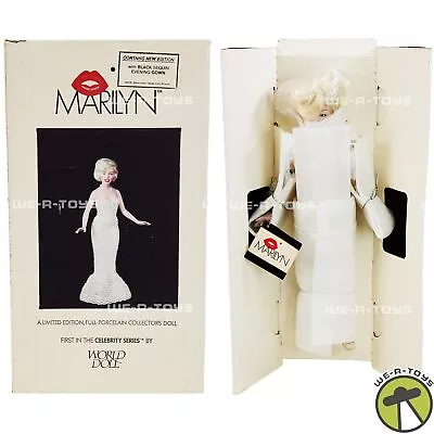 Marilyn Monroe 17  Porcelain Doll Sequin Dress 1983 World Doll No. 91695 USED • £122.38