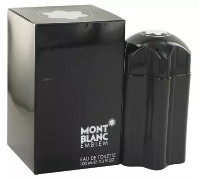 $54.95 • Buy Mont Blanc Emblem For Men Cologne Eau De Toilette 3.3 Oz ~ 100 Ml EDT Spray