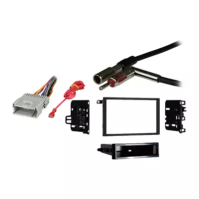 Fits Chevy S-10 Pickup 03-04 Double DIN Stereo Harness Radio Install Dash Kit • $29.99