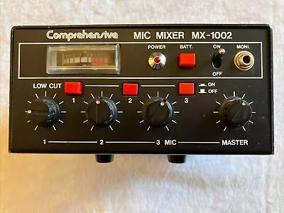 Comprehensive Mx-1002 Mobile 3 Channel Phantom Microphone Mixer. • $39